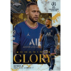 Topps Chrome UEFA Champions League 2021-2022 Chasing Glory Neymar Jr. (Paris Saint-Germain) 